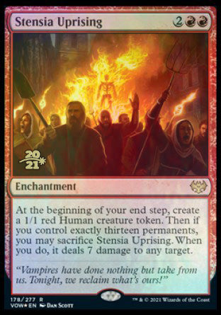 Stensia Uprising [Innistrad: Crimson Vow Prerelease Promos] | Black Swamp Games