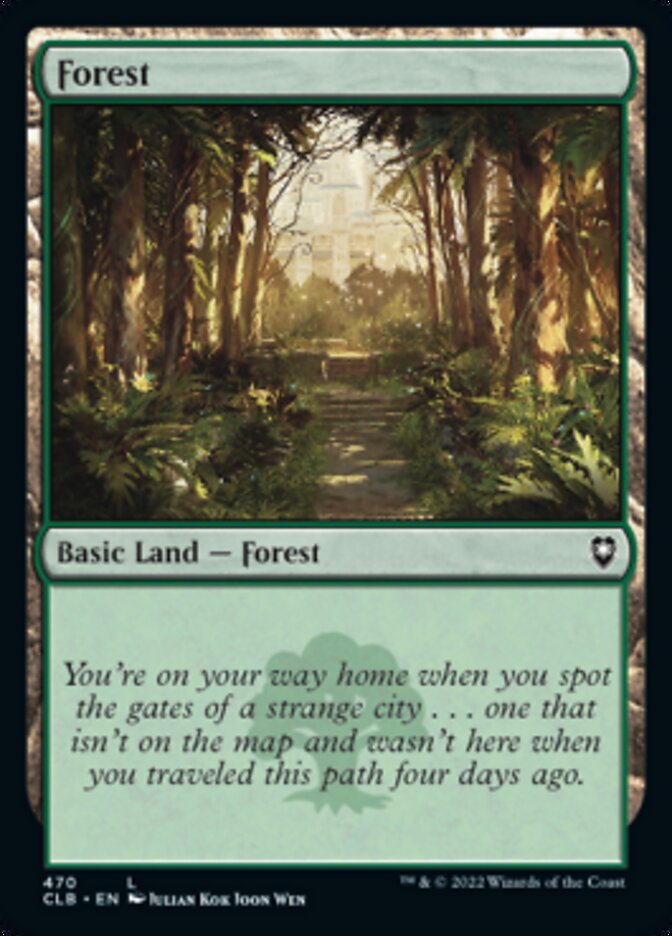 Forest (470) [Commander Legends: Battle for Baldur's Gate] | Black Swamp Games