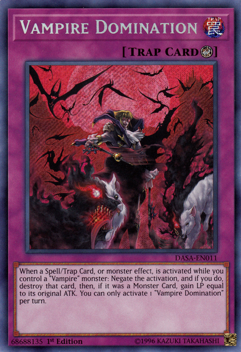 Vampire Domination [DASA-EN011] Secret Rare | Black Swamp Games