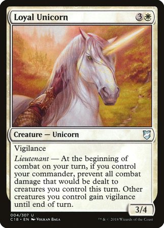 Loyal Unicorn [Commander 2018] | Black Swamp Games
