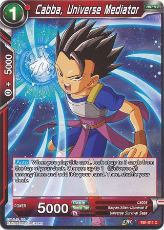 Cabba, Universe Mediator [TB1-011] | Black Swamp Games