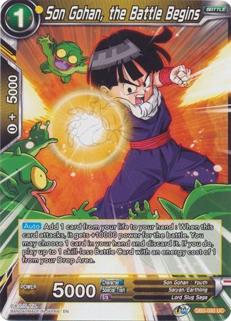 Son Gohan, the Battle Begins [DB3-080] | Black Swamp Games