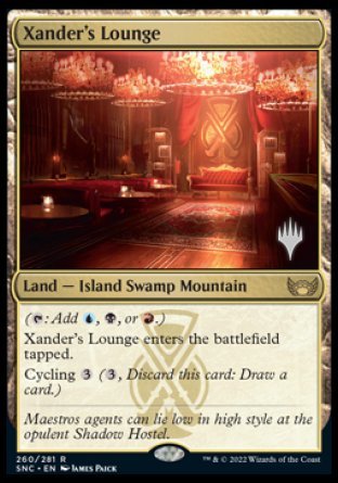 Xander's Lounge (Promo Pack) [Streets of New Capenna Promos] | Black Swamp Games