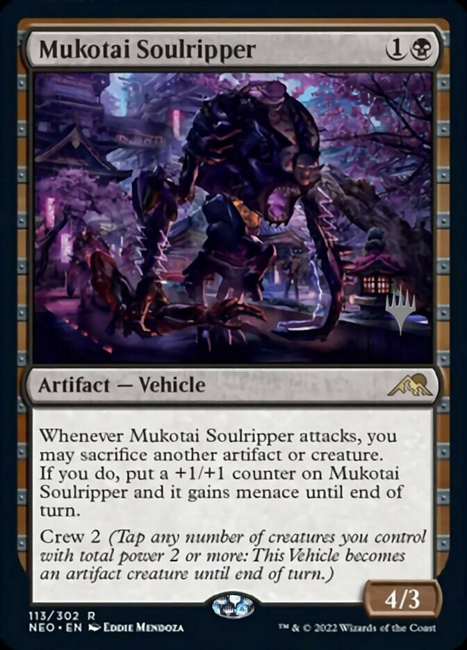 Mukotai Soulripper (Promo Pack) [Kamigawa: Neon Dynasty Promos] | Black Swamp Games