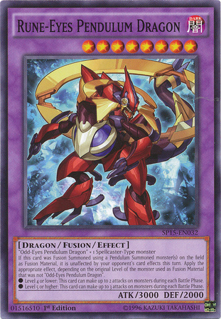Rune-Eyes Pendulum Dragon [SP15-EN032] Common | Black Swamp Games