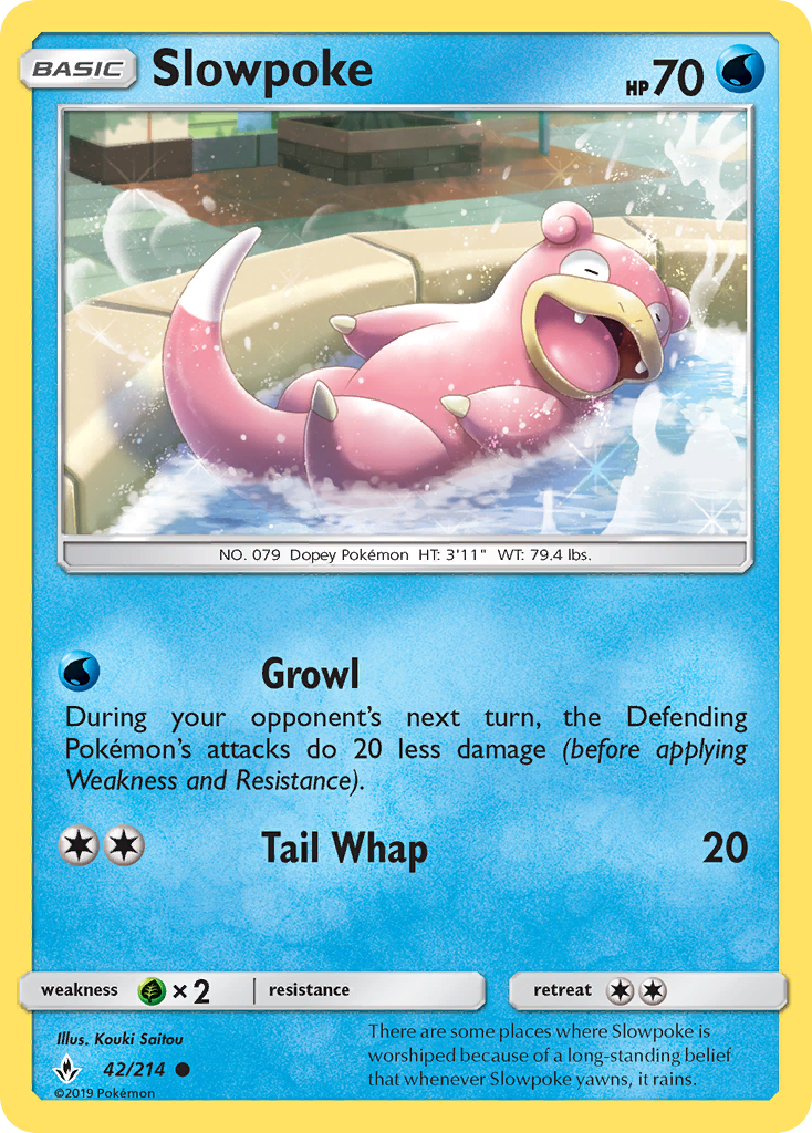 Slowpoke (42/214) [Sun & Moon: Unbroken Bonds] | Black Swamp Games