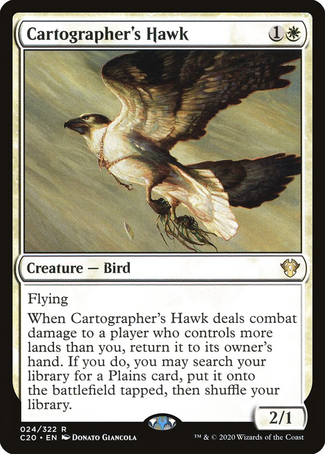 Cartographer's Hawk [Commander 2020] | Black Swamp Games