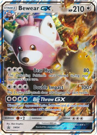 Bewear GX (SM34) (Jumbo Card) [Sun & Moon: Black Star Promos] | Black Swamp Games