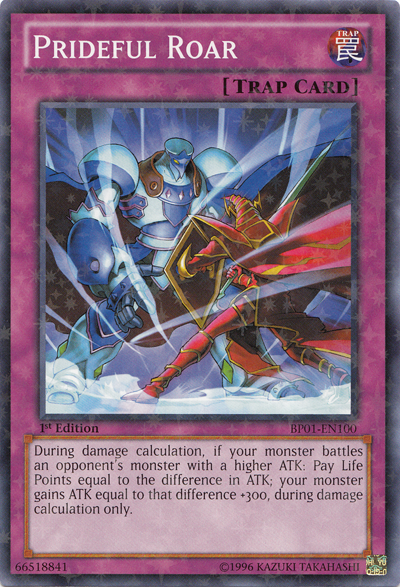 Prideful Roar [BP01-EN100] Starfoil Rare | Black Swamp Games