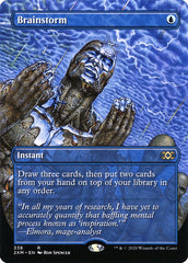 Brainstorm (Borderless) [Double Masters] | Black Swamp Games
