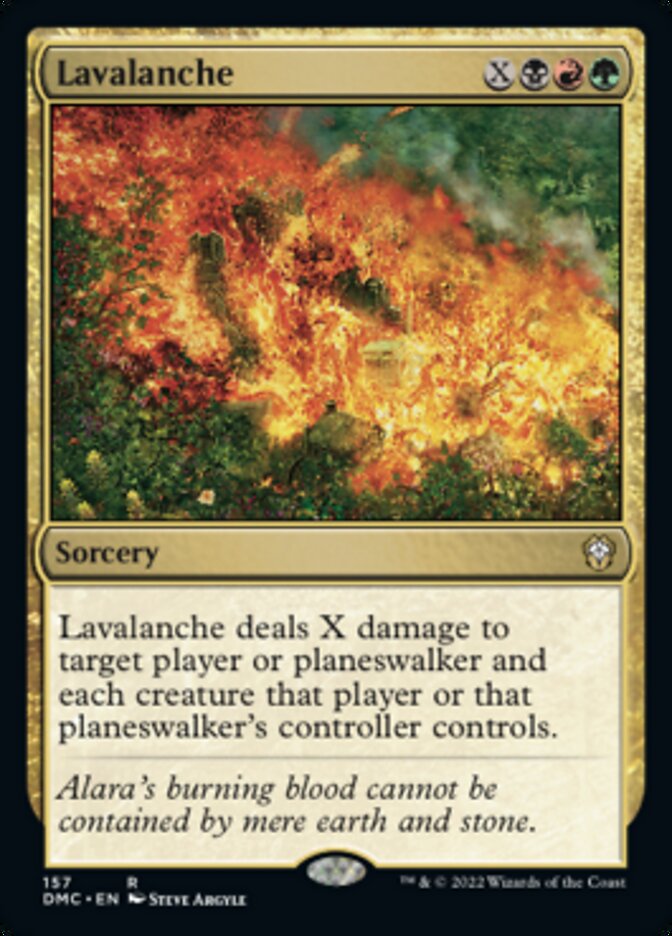 Lavalanche [Dominaria United Commander] | Black Swamp Games