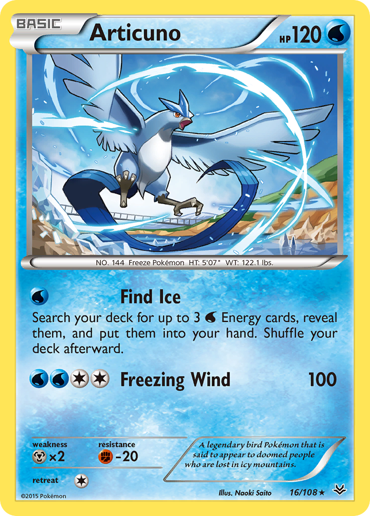 Articuno (16/108) [XY: Roaring Skies] | Black Swamp Games