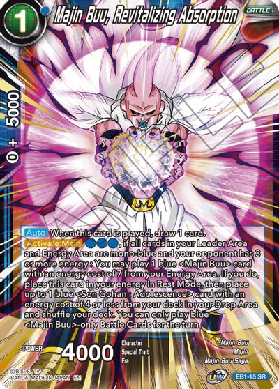 Majin Buu, Revitalizing Absorption (EB1-15) [Battle Evolution Booster] | Black Swamp Games