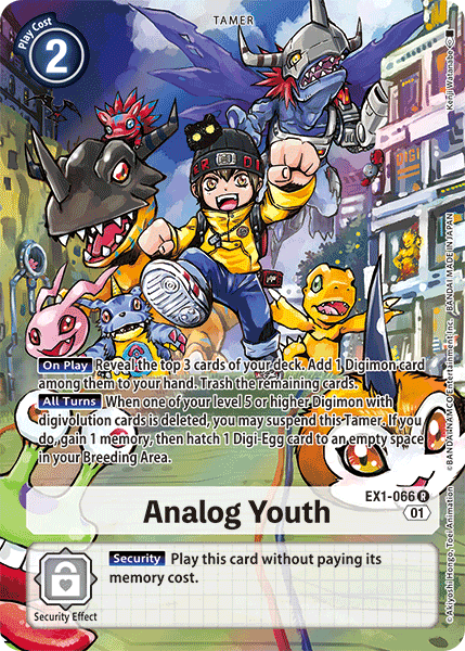 Analog Youth [EX1-066] (Alternate Art) [Classic Collection] | Black Swamp Games