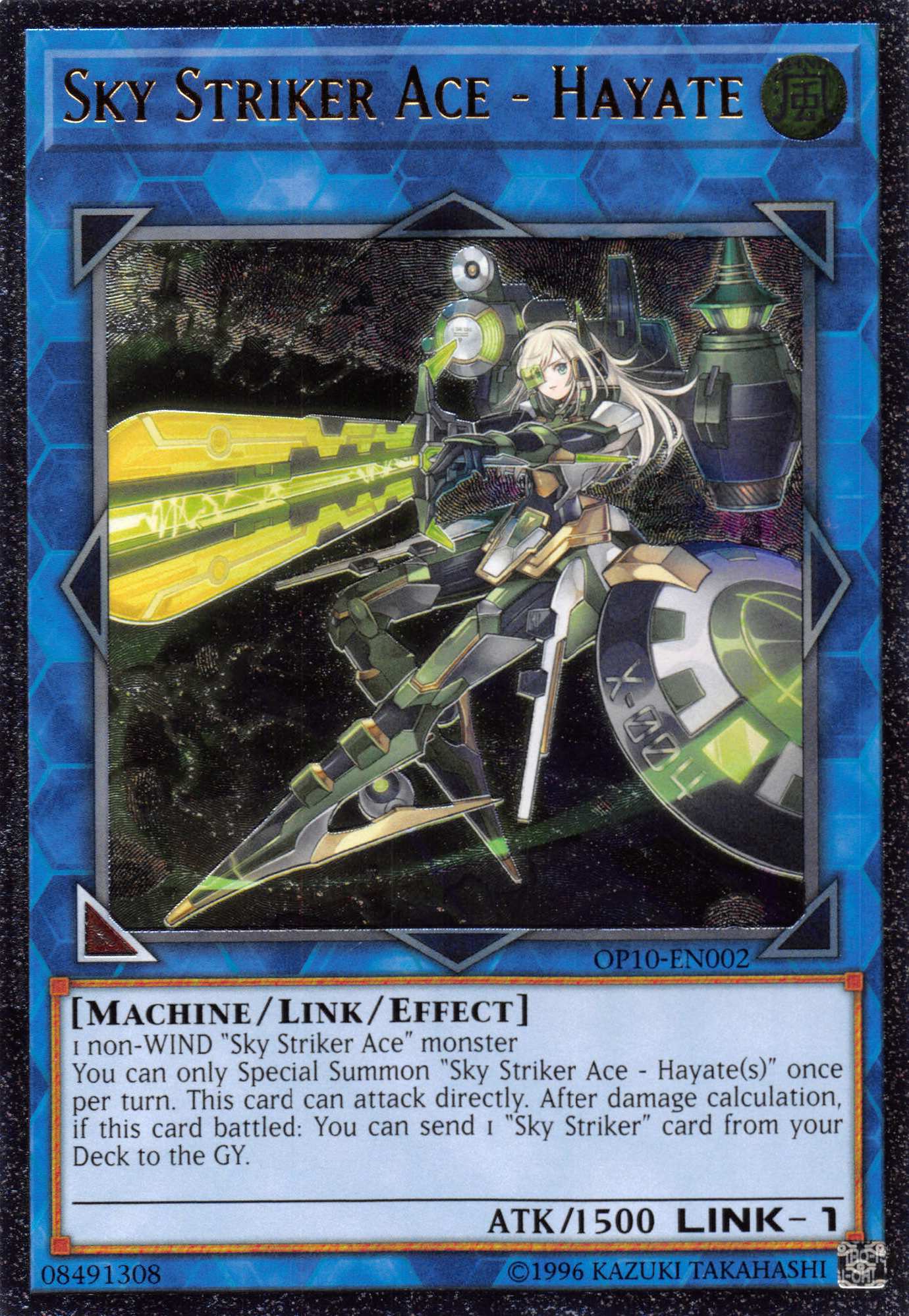 Sky Striker Ace - Hayate [OP10-EN002] Ultimate Rare | Black Swamp Games