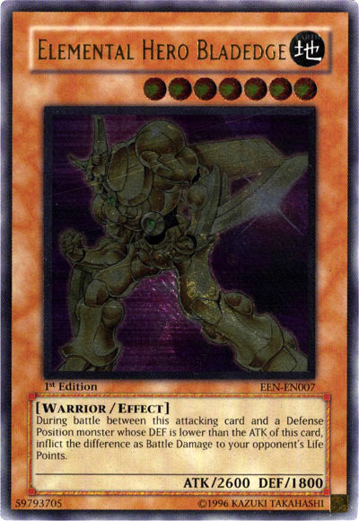 Elemental Hero Bladedge [EEN-EN007] Ultimate Rare | Black Swamp Games