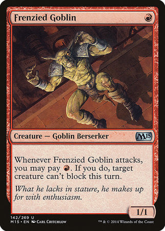 Frenzied Goblin [Magic 2015] | Black Swamp Games