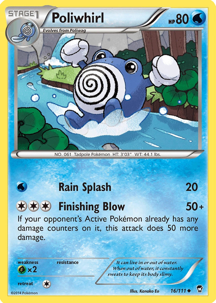 Poliwhirl (16/111) [XY: Furious Fists] | Black Swamp Games