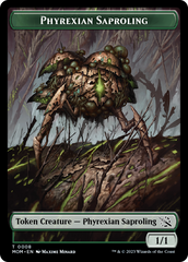 Elemental (9) // Phyrexian Saproling Double-Sided Token [March of the Machine Tokens] | Black Swamp Games