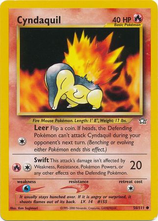 Cyndaquil (56/111) [Neo Genesis Unlimited] | Black Swamp Games