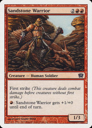 Sandstone Warrior [Ninth Edition] | Black Swamp Games