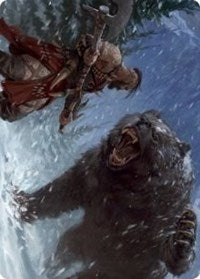 Blizzard Brawl Art Card [Kaldheim: Art Series] | Black Swamp Games