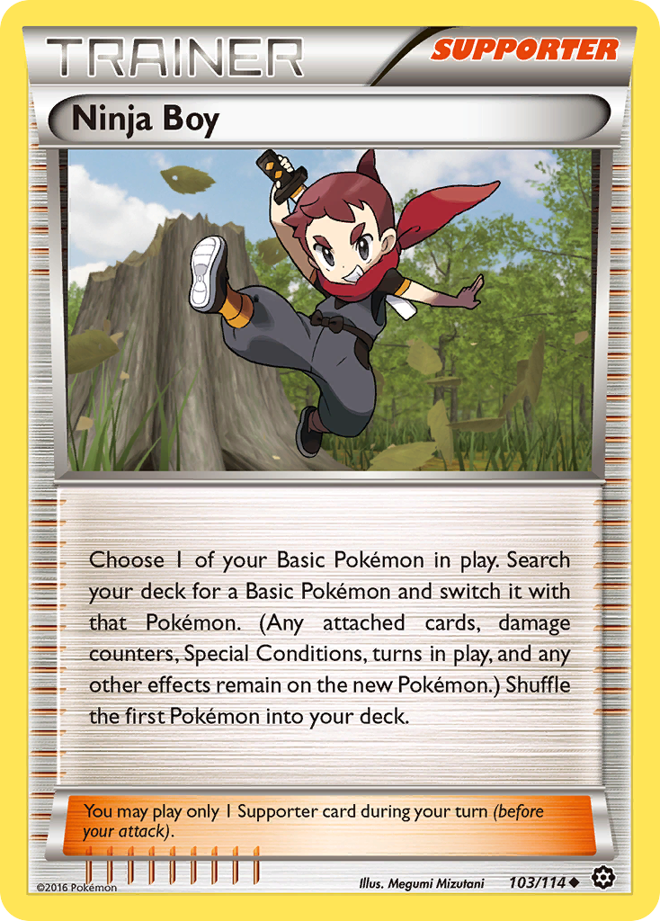 Ninja Boy (103/114) [XY: Steam Siege] | Black Swamp Games