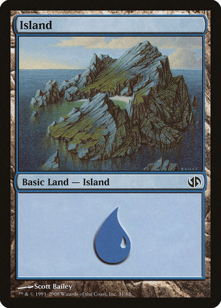 Island (31) [Duel Decks: Jace vs. Chandra] | Black Swamp Games