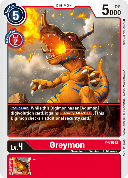 Greymon [P-010] [Promotion Cards] | Black Swamp Games