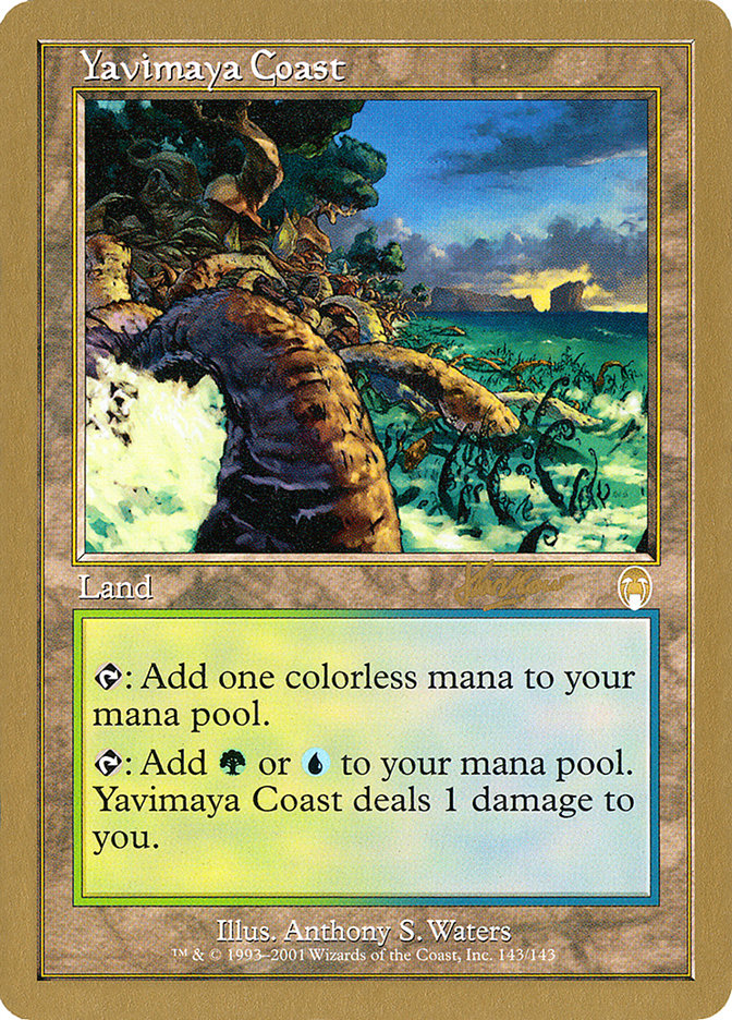 Yavimaya Coast (Sim Han How) [World Championship Decks 2002] | Black Swamp Games