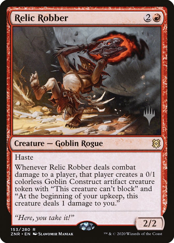 Relic Robber (Promo Pack) [Zendikar Rising Promos] | Black Swamp Games