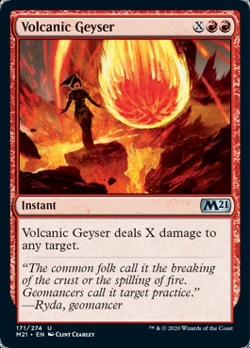 Volcanic Geyser [Core Set 2021] | Black Swamp Games