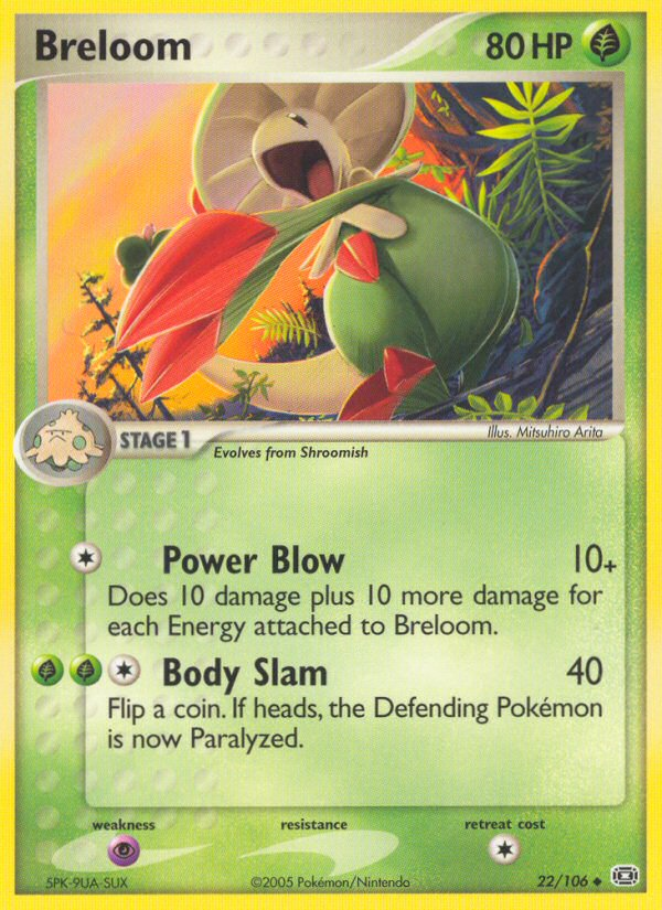 Breloom (22/106) [EX: Emerald] | Black Swamp Games