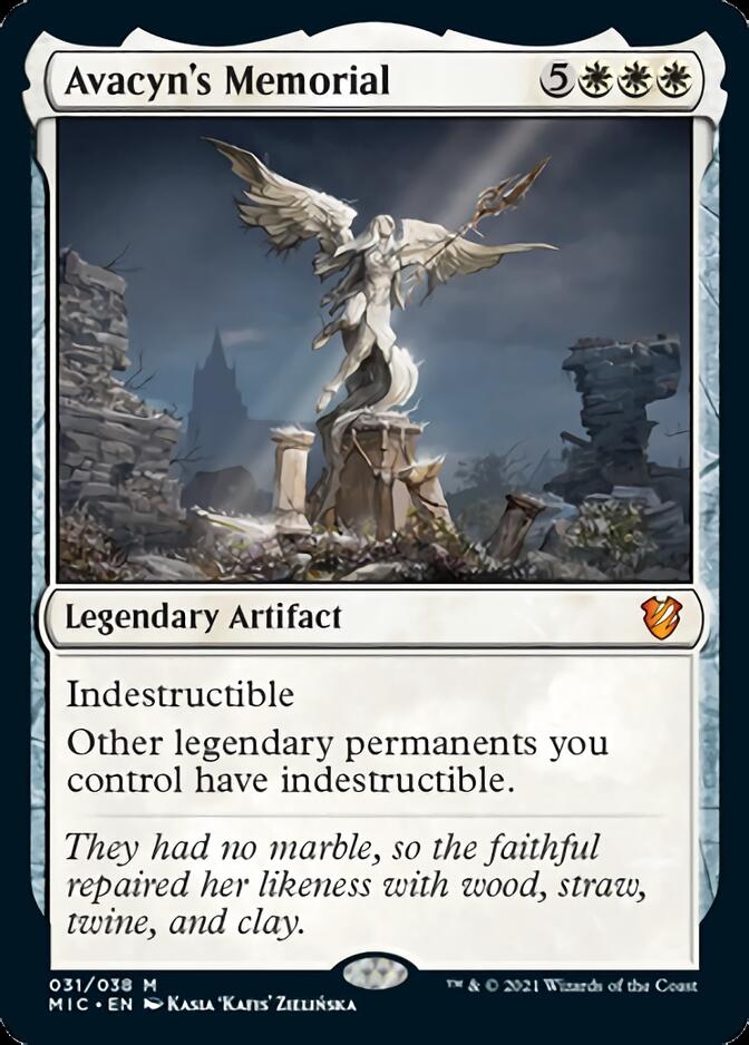 Avacyn's Memorial [Innistrad: Midnight Hunt Commander] | Black Swamp Games