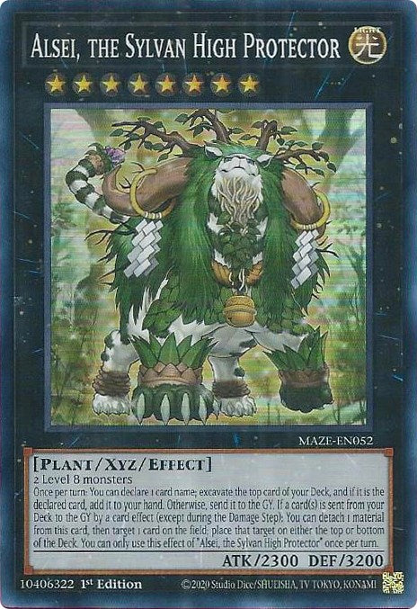 Alsei, the Sylvan High Protector [MAZE-EN052] Super Rare | Black Swamp Games