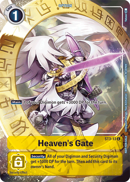 Heaven's Gate [ST3-13] (Tamer's Evolution Box) [Starter Deck: Heaven's Yellow Promos] | Black Swamp Games