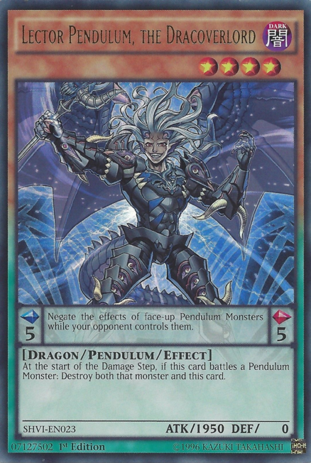 Lector Pendulum, the Dracoverlord [SHVI-EN023] Ultra Rare | Black Swamp Games