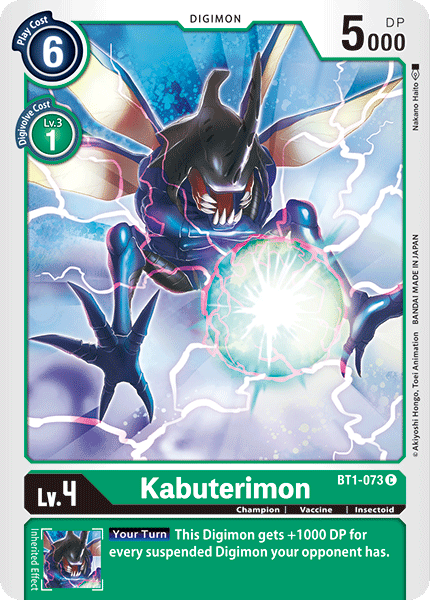 Kabuterimon [BT1-073] [Release Special Booster Ver.1.0] | Black Swamp Games