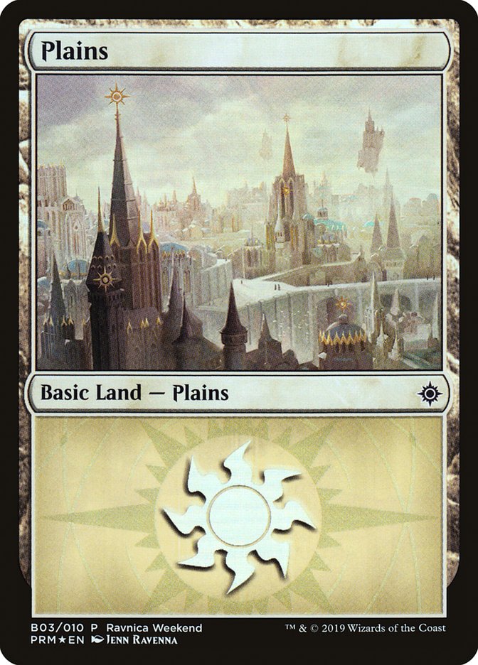 Plains (B03) [Ravnica Allegiance Guild Kit] | Black Swamp Games