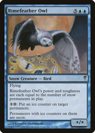 Rimefeather Owl [Coldsnap] | Black Swamp Games