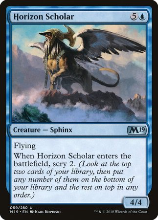 Horizon Scholar [Core Set 2019] | Black Swamp Games