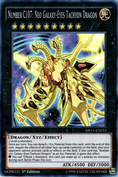 Number C107: Neo Galaxy-Eyes Tachyon Dragon [MP15-EN023] Super Rare | Black Swamp Games