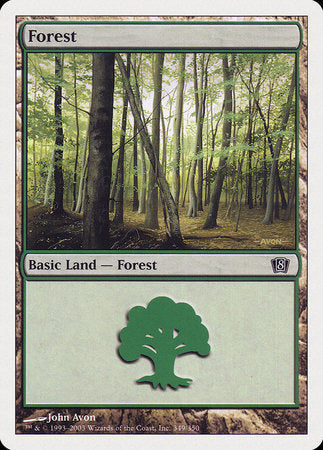 Forest (349) [Eighth Edition] | Black Swamp Games