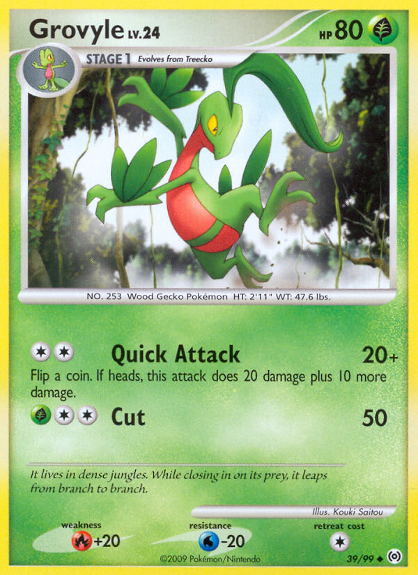 Grovyle (39/99) [Platinum: Arceus] | Black Swamp Games