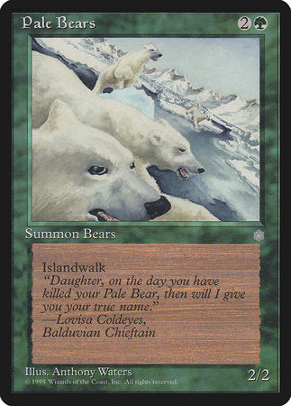Pale Bears [Ice Age] | Black Swamp Games