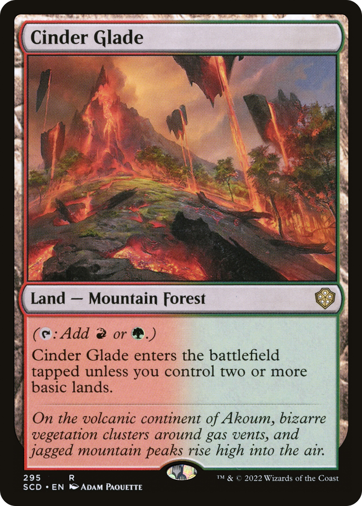 Cinder Glade [Starter Commander Decks] | Black Swamp Games