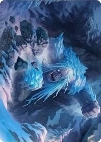 Icehide Troll Art Card [Kaldheim: Art Series] | Black Swamp Games