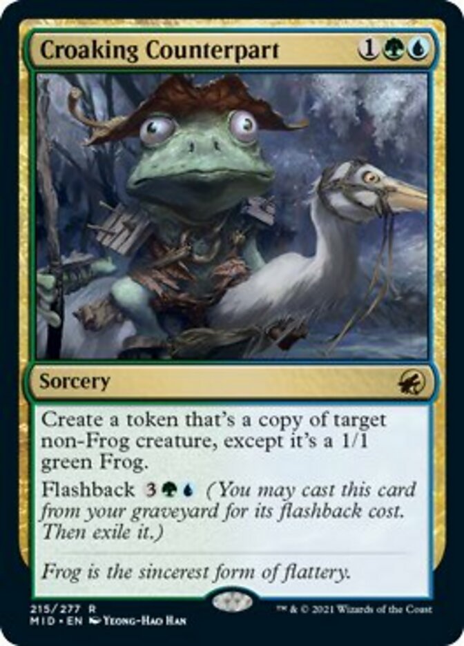 Croaking Counterpart [Innistrad: Midnight Hunt] | Black Swamp Games