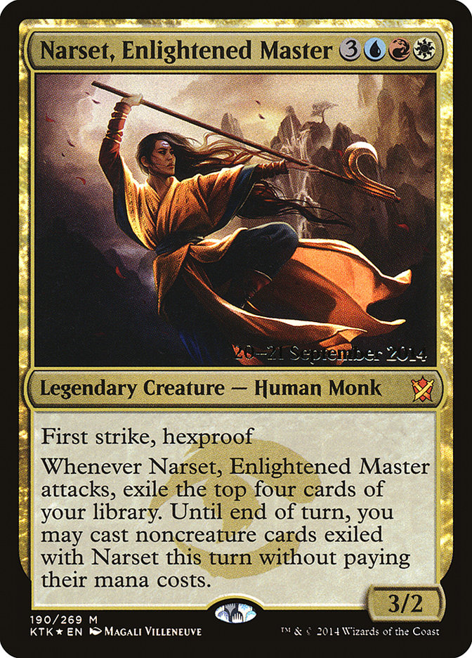Narset, Enlightened Master  [Khans of Tarkir Prerelease Promos] | Black Swamp Games