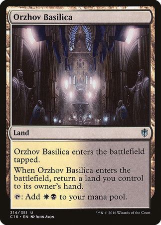 Orzhov Basilica [Commander 2016] | Black Swamp Games